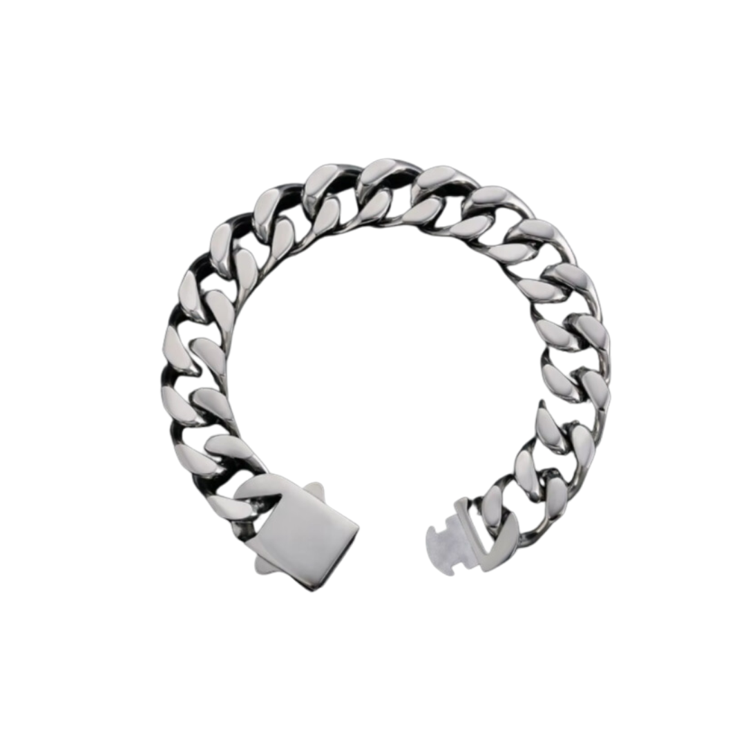 Bracelet 18K Gold Plated Cuban Link Chain