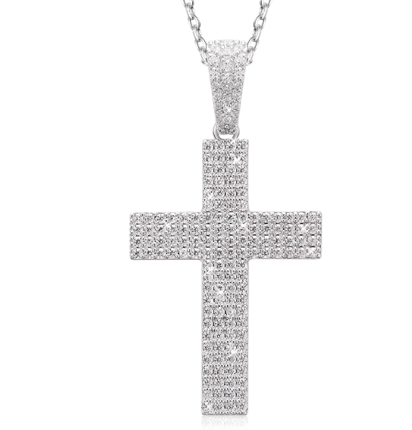 VVS Moissanite Icee'd out Diamond Pendant